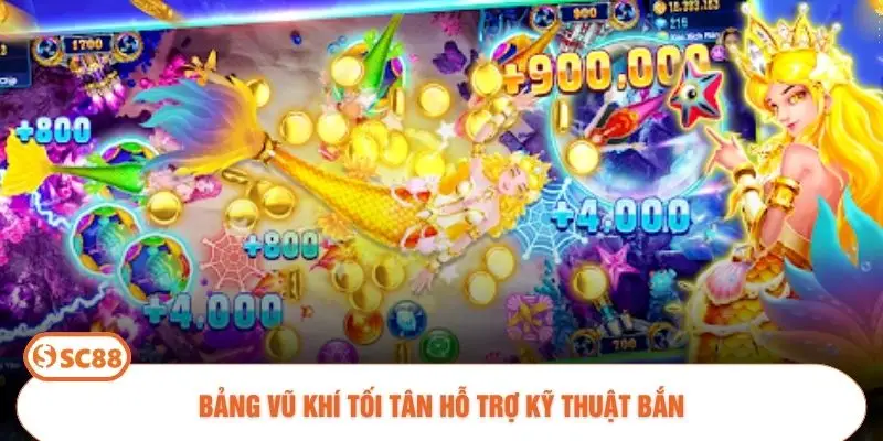 Bảng vũ khí tối tân hỗ trợ kỹ thuật bắn