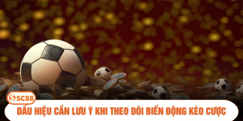 Dấu hiệu cần lưu ý khi theo dõi biến động kèo cược