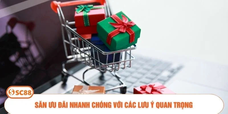 Săn ưu đãi nhanh chóng với các lưu ý quan trọng